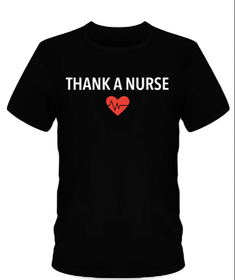 Thank A Nurse (black)